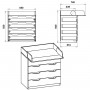 Комод пеленальный Компанит бук