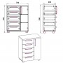 Комод МГ-2 тумба-1 Компанит бук