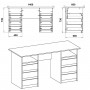 Стол письменный Декан-3 Компанит бук
