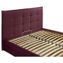 Кровать двуспальная Richman Моника Comfort 160 х 200 см Missoni 28 С подъемным механизмом и нишей для белья Бордовая