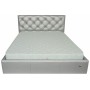 Кровать Richman Бристоль Comfort 140 х 200 см Zeus Deluxe Silver С подъемным механизмом и нишей для белья Серебристая