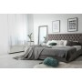 Кровать двуспальная Richman Кембридж Comfort 160 х 200 см Мисти Dark Grey С подъемным механизмом и нишей для белья Темно-серая