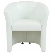 Кресло Richman Бум Единица 650 x 650 x 800H см Zeus Deluxe Snow/2200 Белое