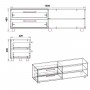 Тумба ТВ-1 МГ-4 Компанит бук