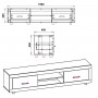 Тумба ТВ МГ-1 Компанит ольха