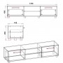 Тумба ТВ МГ-3 Компанит ольха