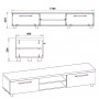 Тумба ТВ-1 МГ-2 Компанит венге комби